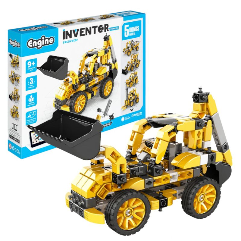 ENGINO INVENTOR MECHANICS EXCAVATOR WITH 5 BONUS MODELS