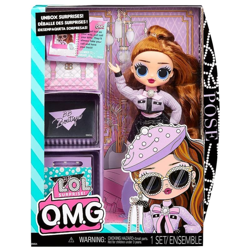 L.O.L. SURPRISE - OMG FASHION DOLL WITH SURPRISES, POSE