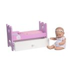 Mini Baby Coquet Wooden Bed Storage Drawer And A Doll Size 28Cm