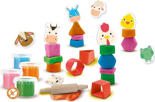 MY FIRST - DOUGH SHAPE STACKING ANIMALS