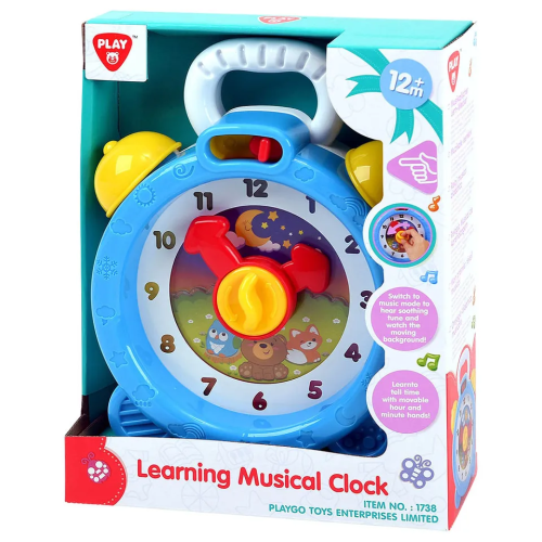 PLAY GO LEARNING MUSICAL CLOCK