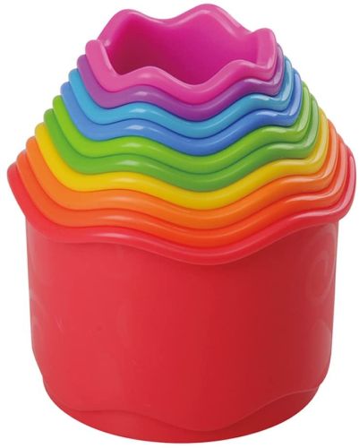 RAINBOW CUPS AND SHAPES BUCKET