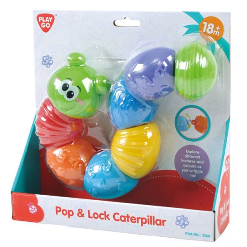 PLAY GO POP & LOCK CATERPILLAR