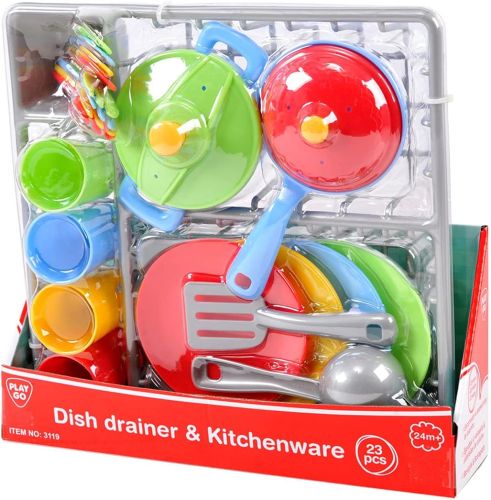 PLAY GO DISH DRAINER & KITCHENWARE