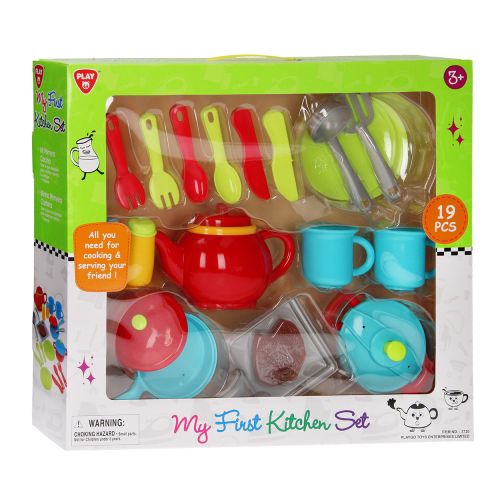 PLAY GO MY FIRST KITCHEN SET - 19 PCS