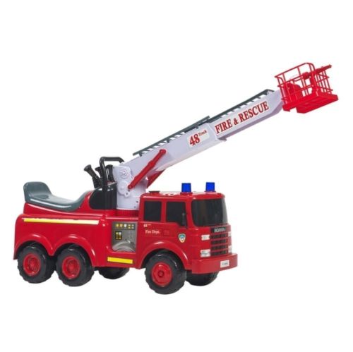 PLAY GO JUNIOR FIRE FIGHTER RIDE ON BATTERY OPERATED