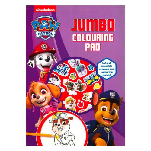 PAW PATROL JUMBO COLOURING PAD