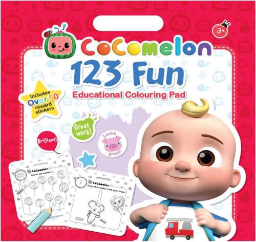 COCOMELON 123 COLOURING PAD