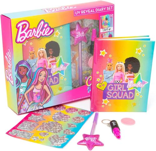 Barbie Uv Reveal Light Up Diary