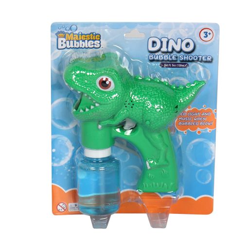 MAJESTIC BUBBLES BUBBLE DINO SHOOTER BATTERY OPERATED