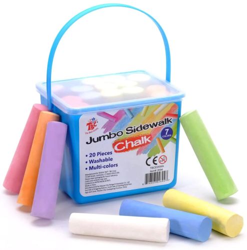 20 PCS JUMBO SIDEWALK CHALK