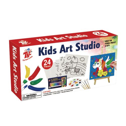 24 PCS KIDS ART STUDIO