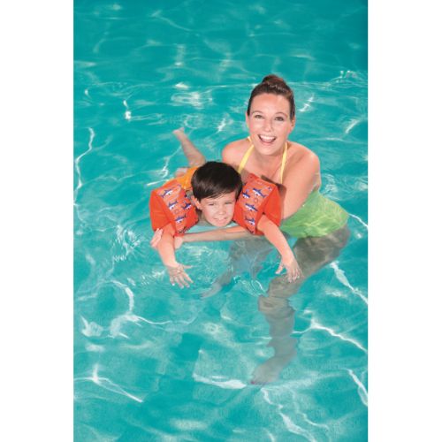 Bestway - Swim Safe   Boys Or Girls Fabric Arm Floats (M Or L)