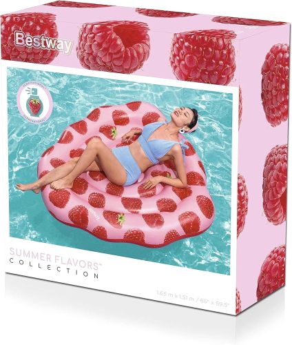Bestway - Scentsational Raspberry Pool Float  (1.65M X 1.51M)