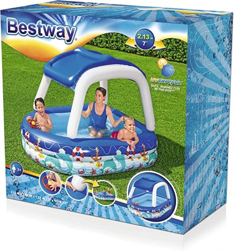 Bestway -  Sea Captain Family Pool (2.13M X 1.55M X 1.32M)