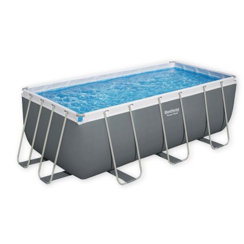 Power Steel Rectangular Pool Set (4.12M X 2.01M X 1.22M) 