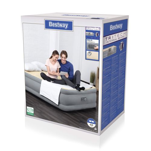 Bestway - Tritech Airbed Queen Foam Top (2.03M X 1.52M X 46Cm) 