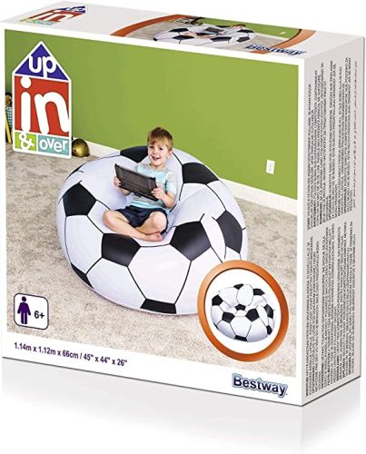  Bestway - Beanless Soccer Ball Kids Inflatable Chair 114X112X66Cm