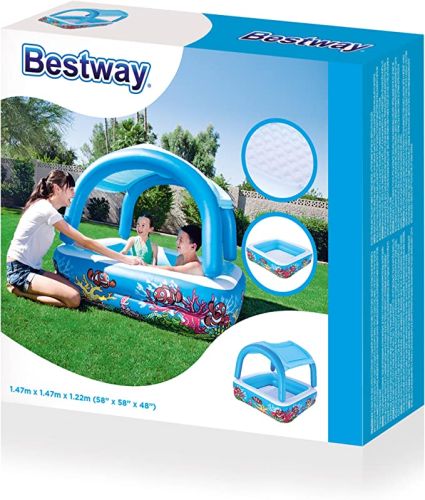 Bestway -  Play Pool With Sun Shade (58X58X48)