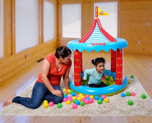 Bestway Fisher-Price Children'S Inflatable Circus Ball Pit Tent (1.04M X H1.37M) 