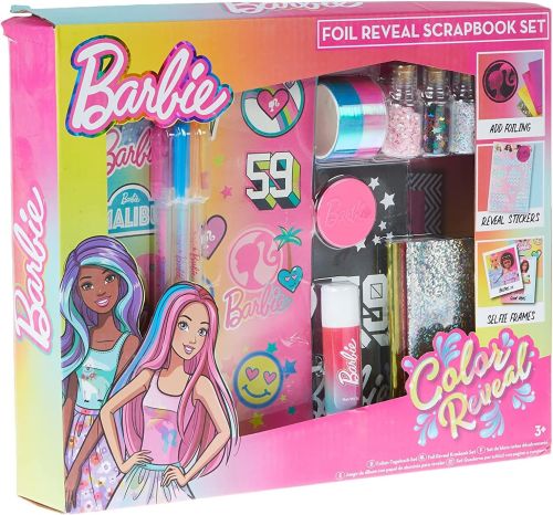 BARBIE - FOIL REVEAL SCRAPBOOK SET