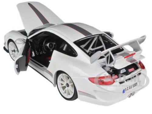 Burago 1:18(Colla)-Porsche Gt3 Rs-4.0 Wht