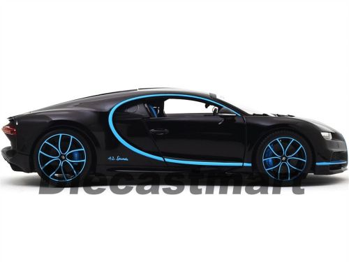 Burago 1:18 Diecast Bugatti Chiron Black (Coll-A)