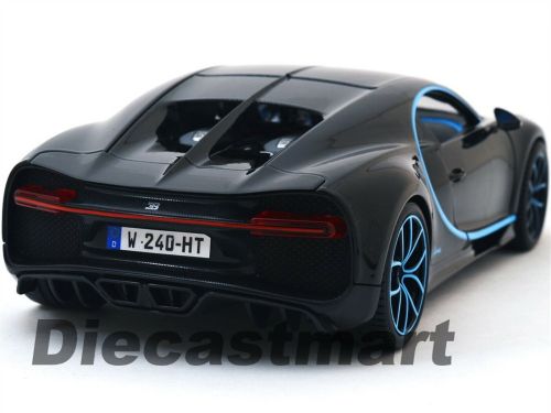 Burago 1:18 Diecast Bugatti Chiron Black (Coll-A)