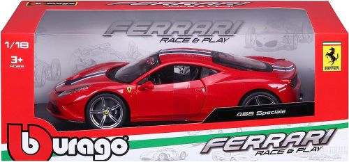 Burago 1:18 Diecast Car Ferrari R & P - 458 Speciale