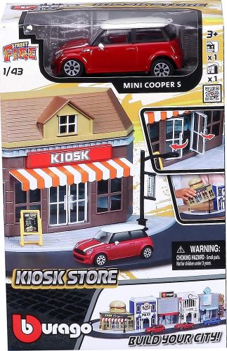 1:43 Str. Fire Burago City  Kiosk Store