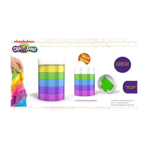 Crazart Nickelodeon Rainbow Brick Jar