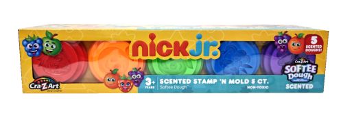 Crazart Nick Jr. 5 Pack Stamp N Mold Softee Dough