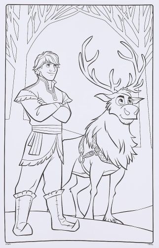 Giant Coloring Pages Frozen