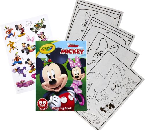 Crayola Act Pad With Stickers,Mickey Mouse,24Pk