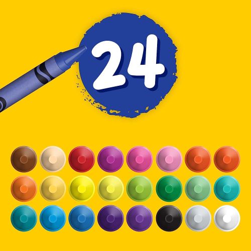24 Ct. Ultra-Clean Washable Crayons - Regular Size