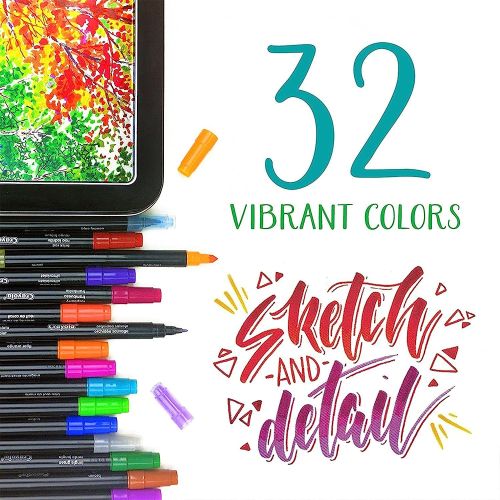 16Ct. Sketch & Detail Dual-Ended Markers
