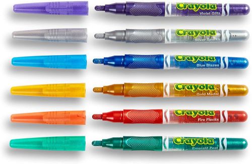 Crayola Glitter Markers 6 Ct.