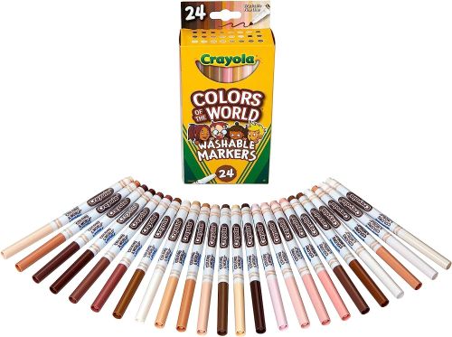 24 Ct. Washable Fine Line Markers Colors Of The World