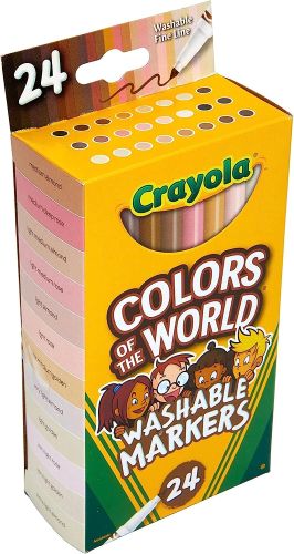 24 Ct. Washable Fine Line Markers Colors Of The World