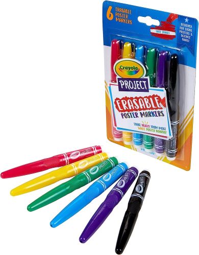 Crayola Project 6 Ct. Erasable Poster Markers