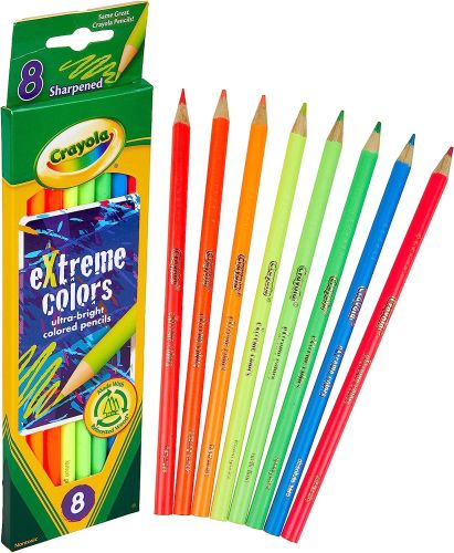 Crayola 8Ct Extreme Colors Pencils