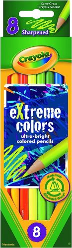 Crayola 8Ct Extreme Colors Pencils