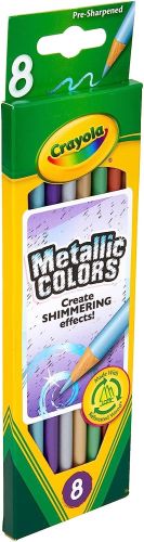 Crayola 8 Metallic Colored Pencils