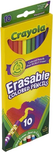 Crayola 10Ct Erase Colorpencils