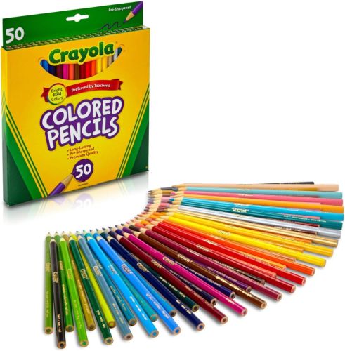 Crayola 50Ct Long Colored Pencils