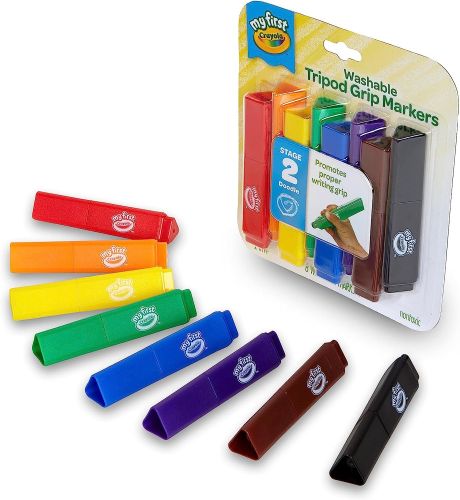 6 Ct. My First Crayola Tripod Grip Markers