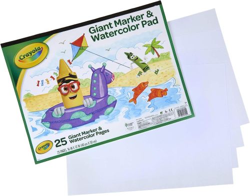 Crayola Giant Marker Or Watercolor Pad