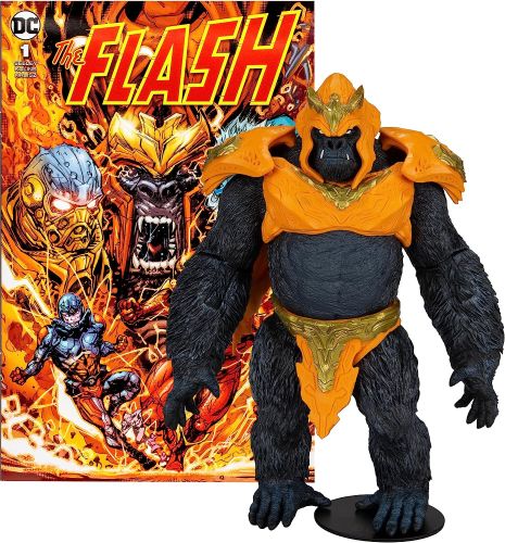 Dc Direct - Comic With Mega Figure - The Flash - Gorilla Grodd