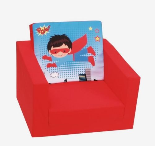 Single Sofa - Super Hero Red