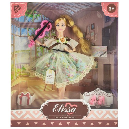 Elissa Style Iii Home Fashion Doll With Pets - 11.5 Inches
